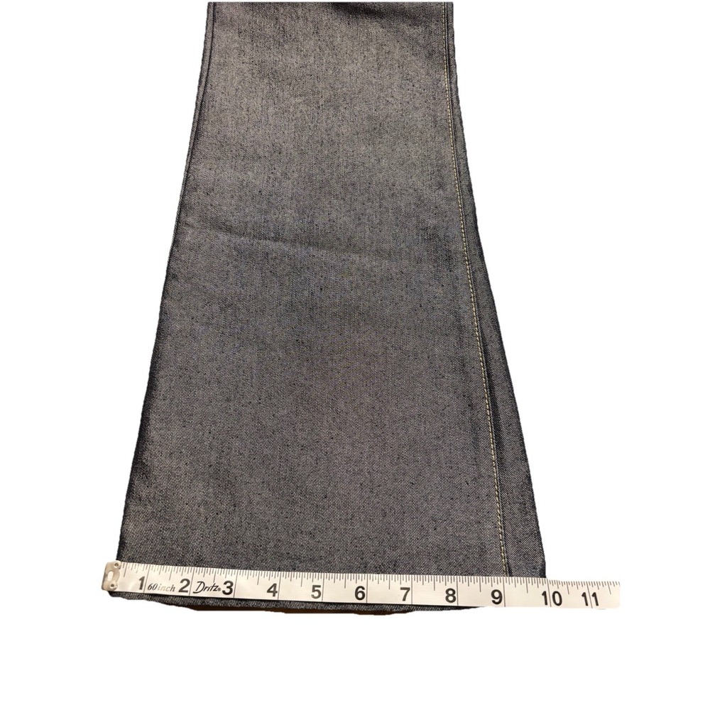 Paris Blues Vintage Women's Size 7 Metallic Sheen Bootcut Denim Pants Real Y2K - Picture 7 of 10
